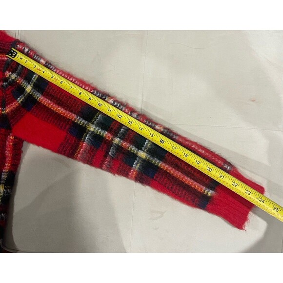 Polo Ralph Lauren Men's Plaid Wool-Blend Sweater Red SZ. S NWT$398 - Picture 12 of 14